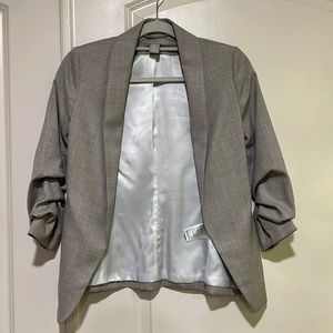 H&M tan blazer jacket size 0